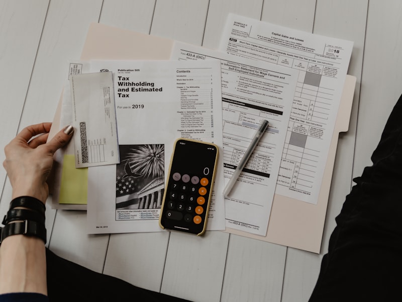 Managing financial paperwork and bills